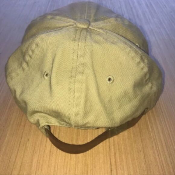 Fahrenheit Alpine Golf Tan & Navy Blue Baseball Hat - Picture 6 of 7